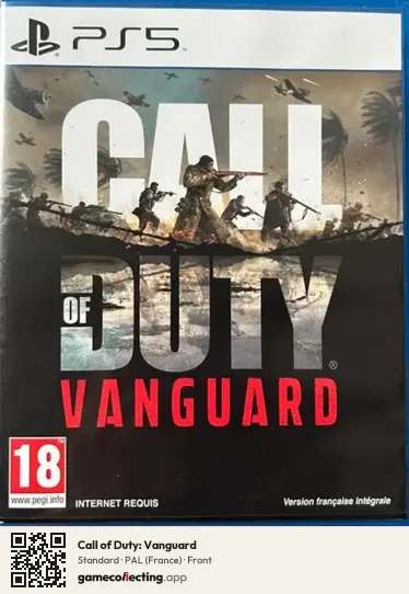 Call of Duty: Vanguard PlayStation 5, France box front