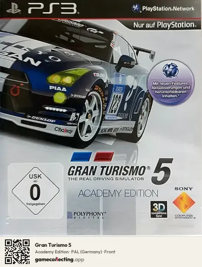 Gran Turismo 5 PlayStation 3, Germany box front