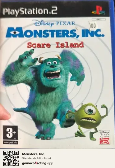 Monsters, Inc. PlayStation 2, PAL box front