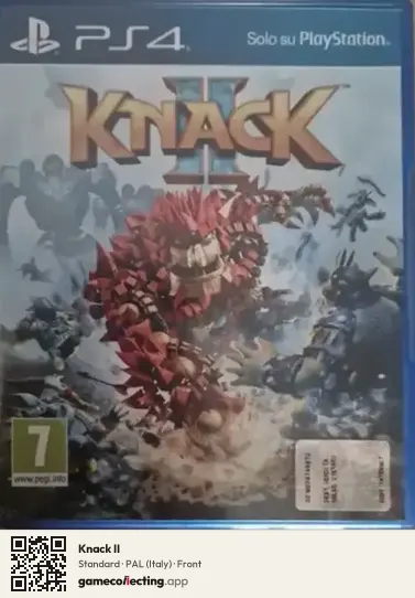 Knack II PlayStation 4, Italy box front