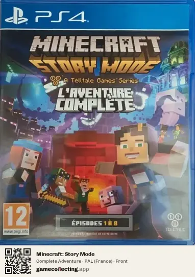 Minecraft: Story Mode PlayStation 4, France box front