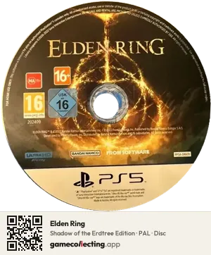 Elden Ring PlayStation 5, PAL disc