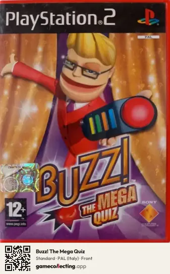 Buzz! The Mega Quiz PlayStation 2, Italy box front
