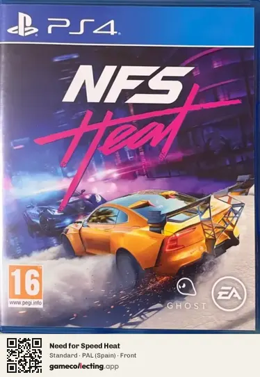 Need for Speed Heat PlayStation 4, Spain box front