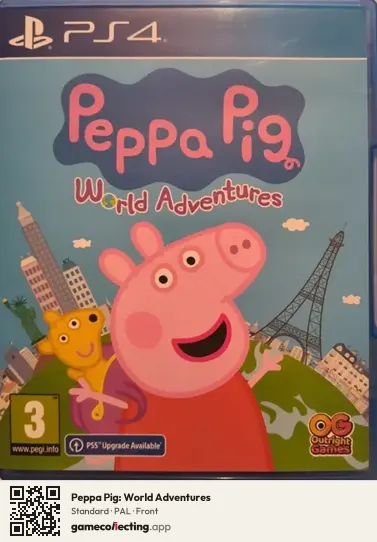Peppa Pig: World Adventures PlayStation 4, PAL box front