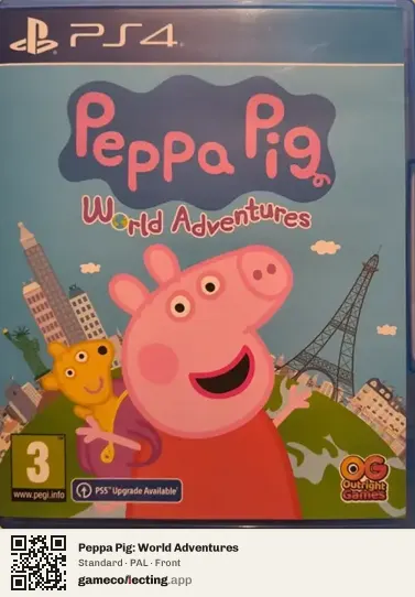 Peppa Pig: World Adventures PlayStation 4, PAL box front