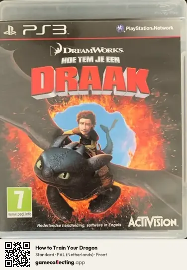 How to Train Your Dragon PlayStation 3, Netherlands box front