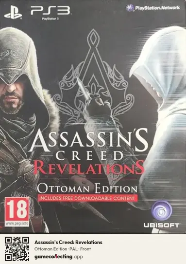 Assassin's Creed: Revelations PlayStation 3, PAL box front