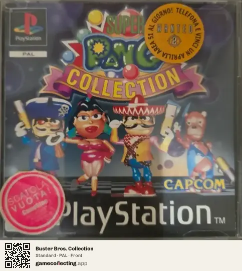Buster Bros. Collection PlayStation, PAL box front