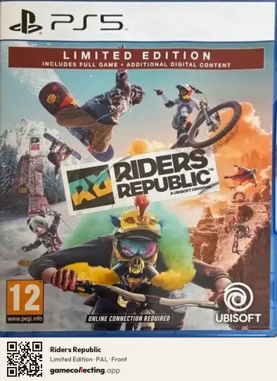 Riders Republic PlayStation 5, PAL box front