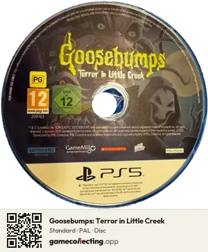 Goosebumps: Terror in Little Creek PlayStation 5, PAL disc