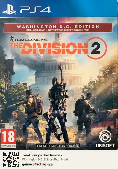 Tom Clancy's The Division 2 PlayStation 4, PAL box front