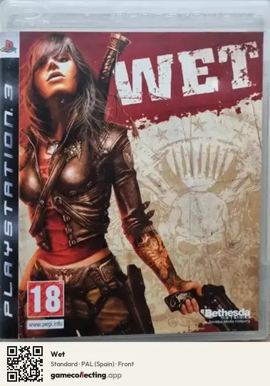 Wet PlayStation 3, Spain box front