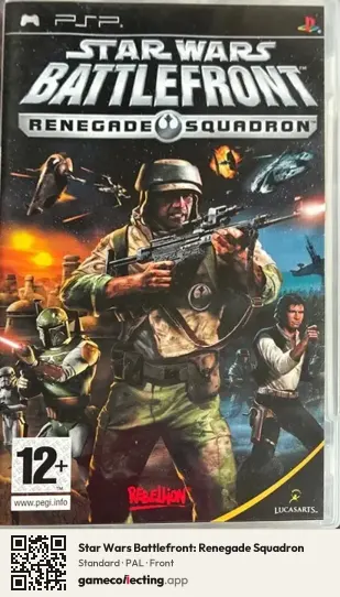Star Wars Battlefront: Renegade Squadron PlayStation Portable, PAL box front
