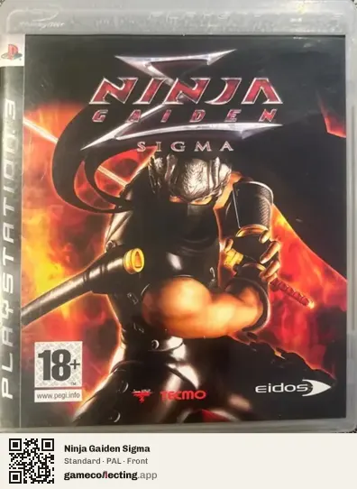 Ninja Gaiden Sigma PlayStation 3, PAL box front