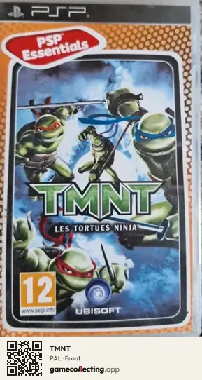 TMNT PlayStation Portable, PAL box front