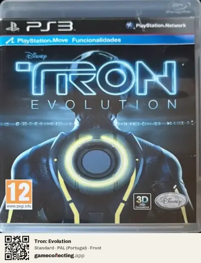 Tron: Evolution PlayStation 3, Portugal box front
