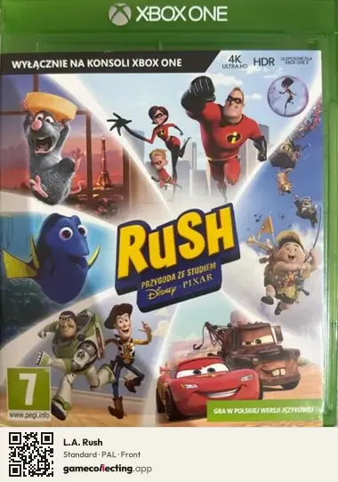 L.A. Rush Xbox, PAL box front