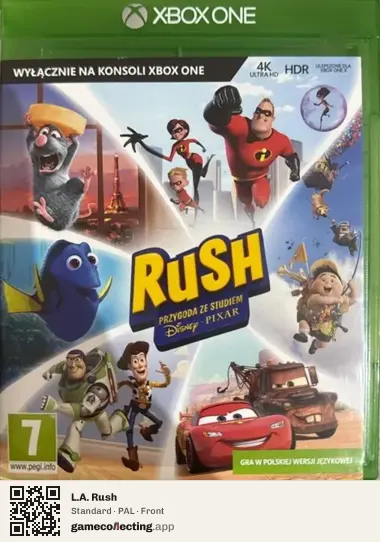 L.A. Rush Xbox, PAL box front