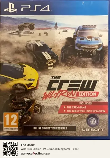 The Crew PlayStation 4, United Kingdom box front