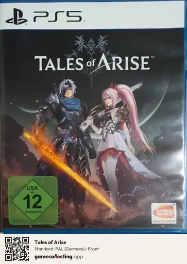 Tales of Arise PlayStation 5, Germany box front