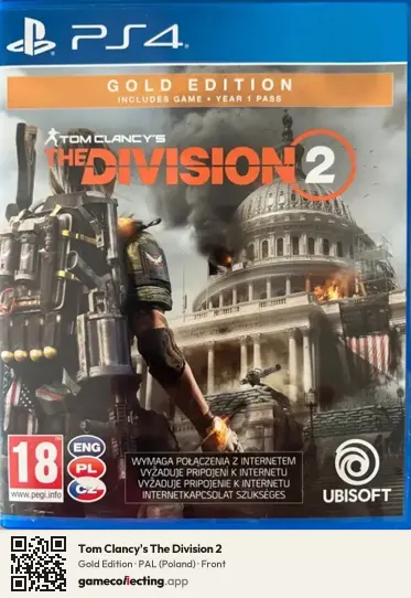 Tom Clancy's The Division 2 PlayStation 4, Poland box front