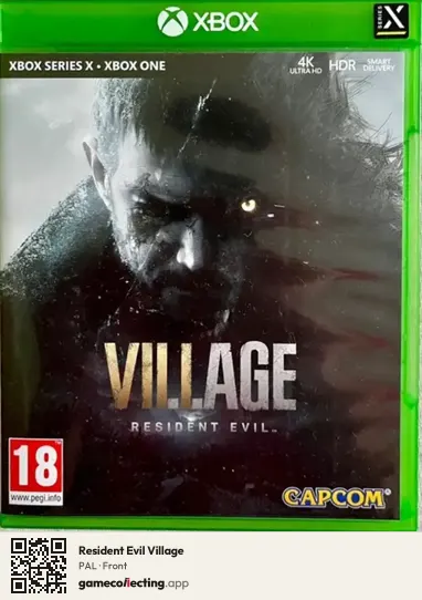 Resident Evil Village Xbox Series X, PAL box front