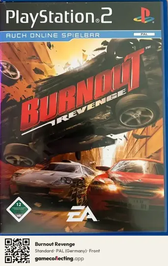 Burnout Revenge PlayStation 2, Germany box front
