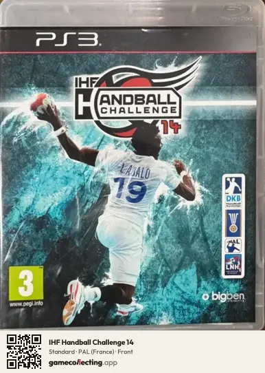IHF Handball Challenge 14 PlayStation 3, France box front