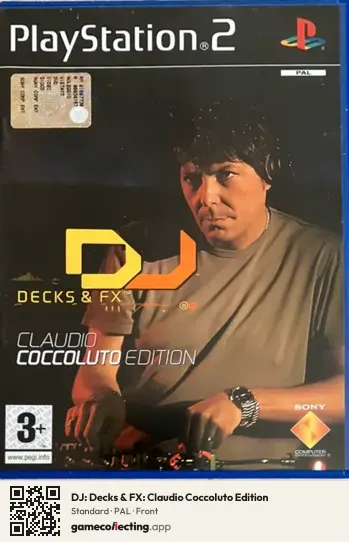 DJ: Decks & FX: Claudio Coccoluto Edition PlayStation 2, PAL box front