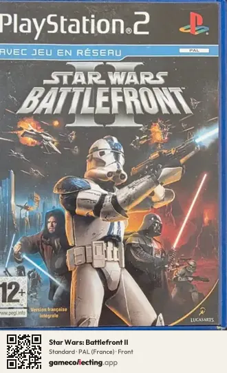 Star Wars: Battlefront II PlayStation 2, France box front