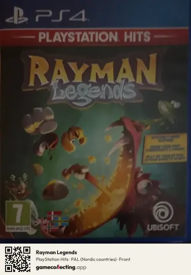 Rayman Legends PlayStation 4, Nordic countries box front