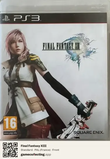 Final Fantasy XIII PlayStation 3, France box front