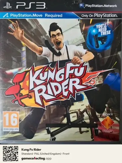Kung Fu Rider PlayStation 3, United Kingdom box front