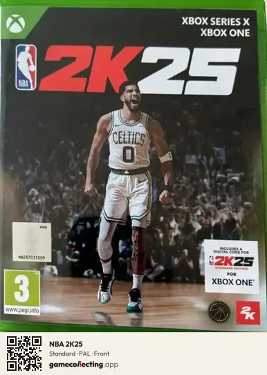 NBA 2K25 Xbox Series X, PAL box front