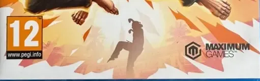 Cobra Kai: The Karate Kid Saga Continues, the PEGI square on its front