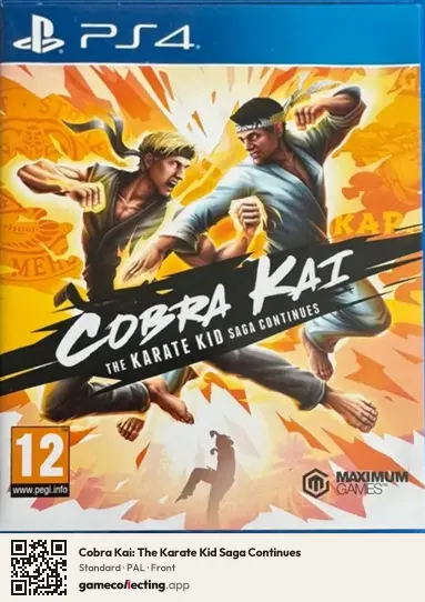 Cobra Kai: The Karate Kid Saga Continues PlayStation 4, PAL box front