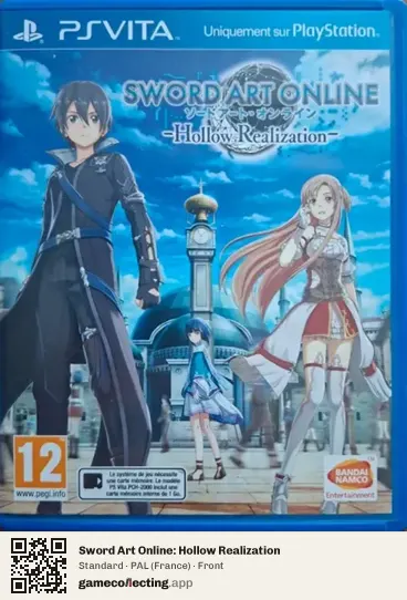 Sword Art Online: Hollow Realization PlayStation Vita, France box front