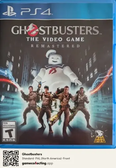 Ghostbusters PlayStation 4, North America box front