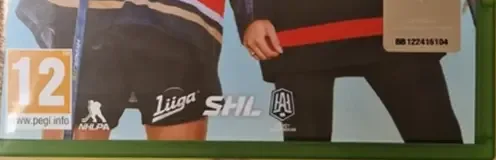 NHL 23, the PEGI square on its front