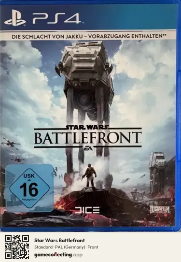 Star Wars Battlefront PlayStation 4, Germany box front
