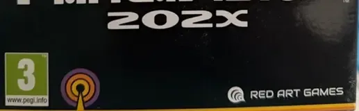 Fantavision 202X, the PEGI square on its front
