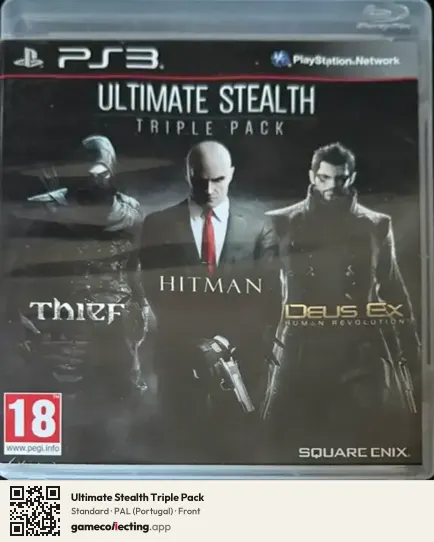 Ultimate Stealth Triple Pack PlayStation 3, Portugal box front