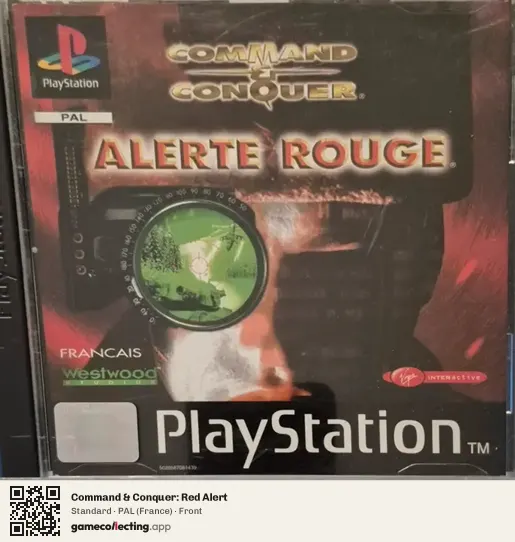 Command & Conquer: Red Alert PlayStation, France box front