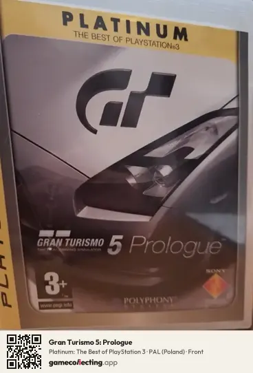 Gran Turismo 5: Prologue PlayStation 3, Poland box front