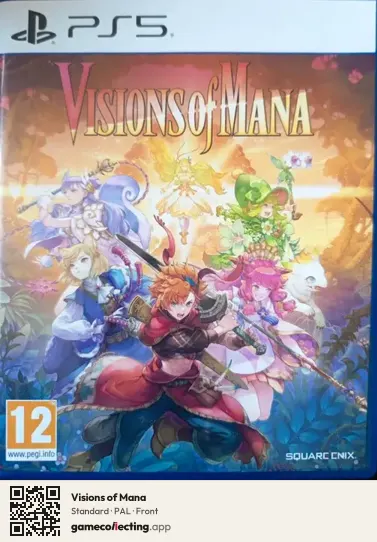 Visions of Mana PlayStation 5, PAL box front