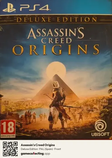 Assassin's Creed Origins PlayStation 4, Spain box front