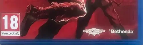 Wolfenstein: The Old Blood, the PEGI square on its front