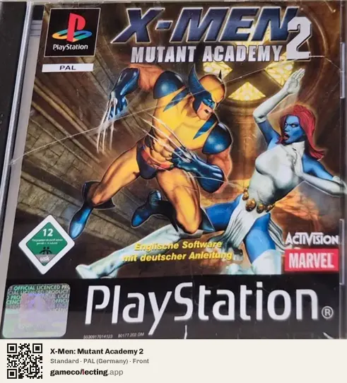 X-Men: Mutant Academy 2 PlayStation, Germany box front