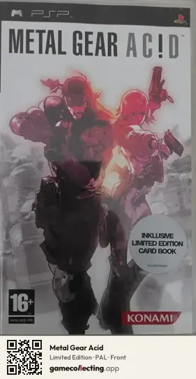 Metal Gear Acid PlayStation Portable, PAL box front
